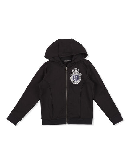Hoodie Sweatjacket Crest