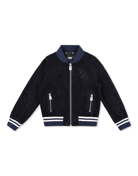 Leather Bomber Double B