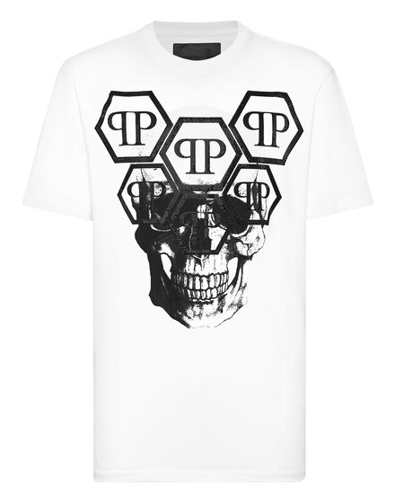 T-shirt Round Neck SS Stones Skull