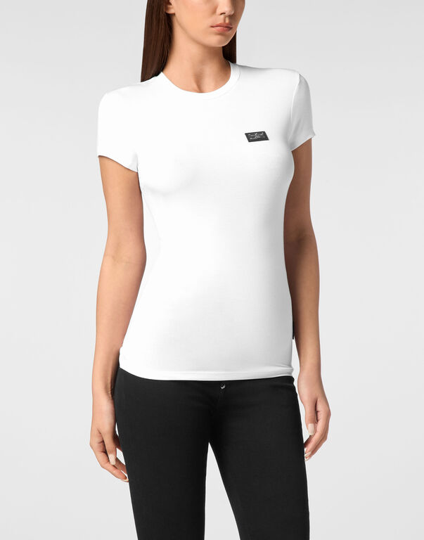 Modal T-Shirt Sexy Pure Round Neck SS