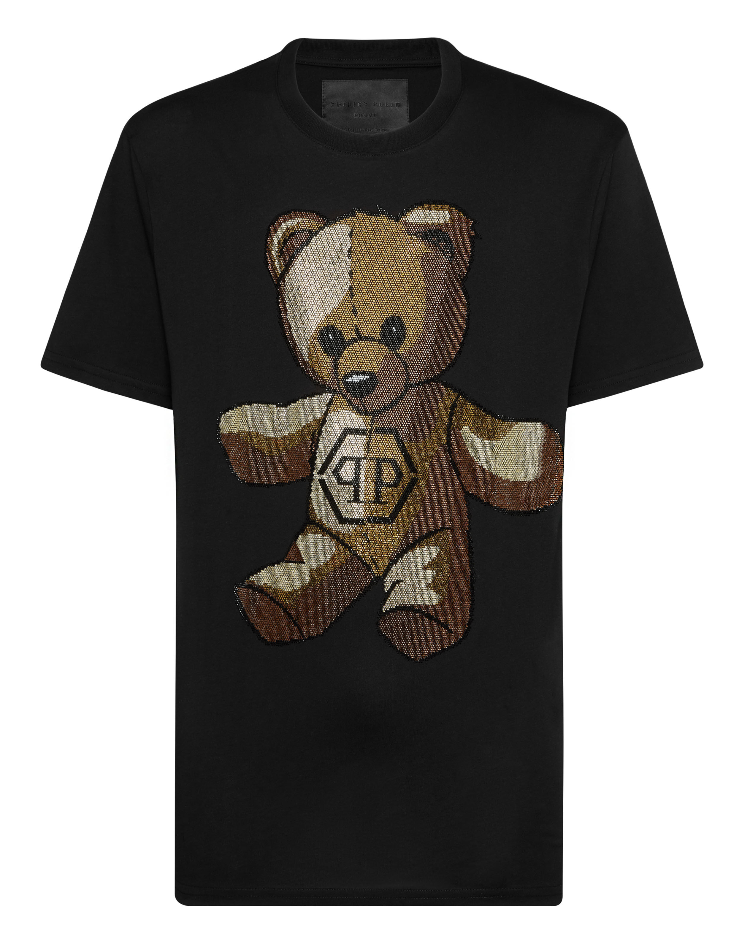 Round Neck T Shirt Teddy Gold Secret Outlet