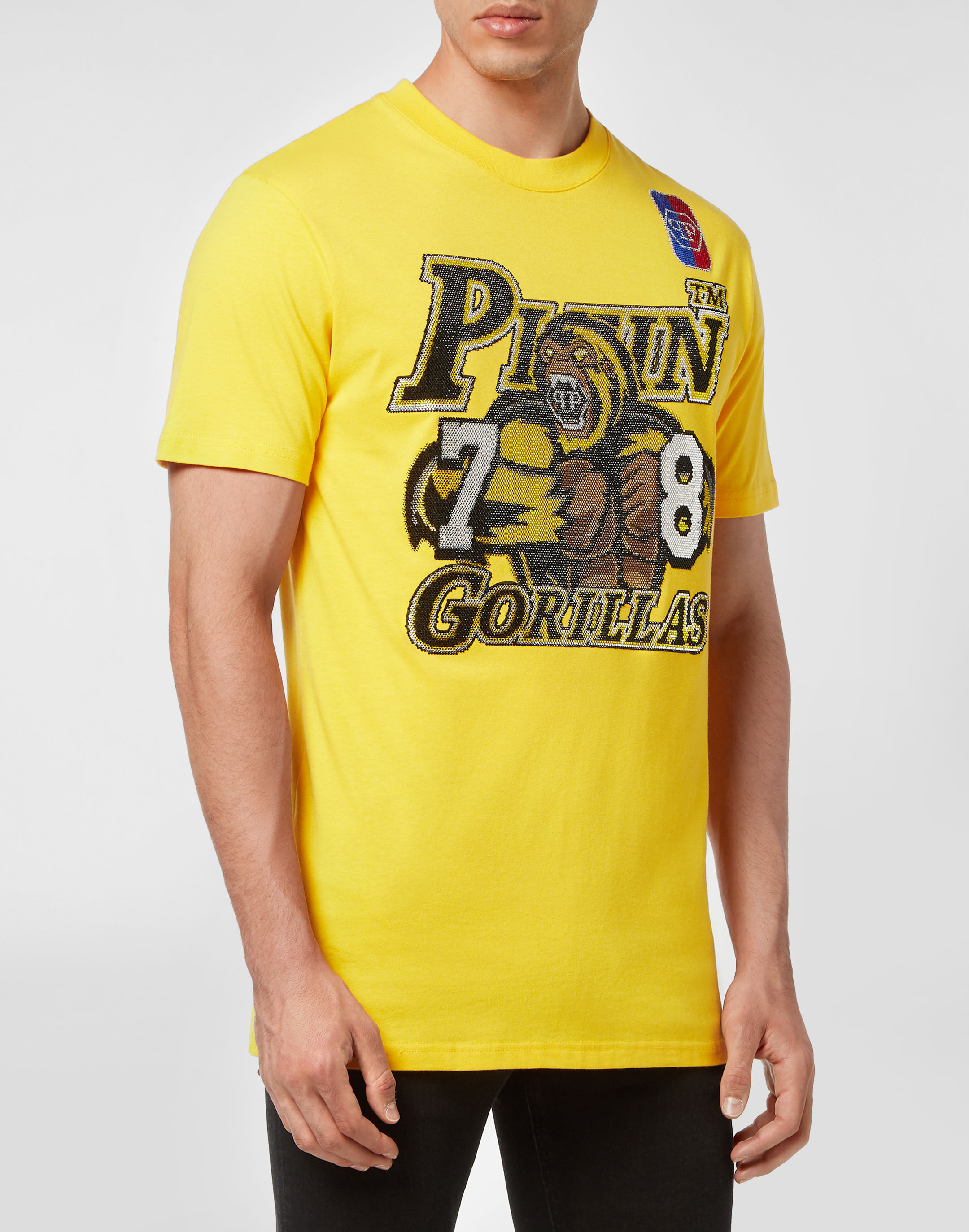 Philipp plein basketball t shirt clearance