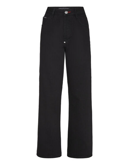 Denim Trousers Loose Fit Iconic Plein