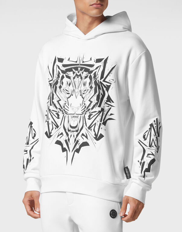 Hoodie Sweatshirt Thunder Tiger
